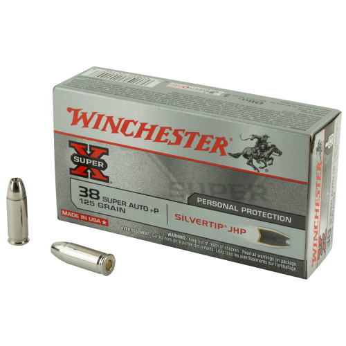 Winchester Super-X - 38 Super +P - 125gr - JHP - 50 Rds/box