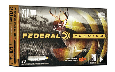 Federal Premium - 270 Win - 130 gr - BHP - 20 Rds/box