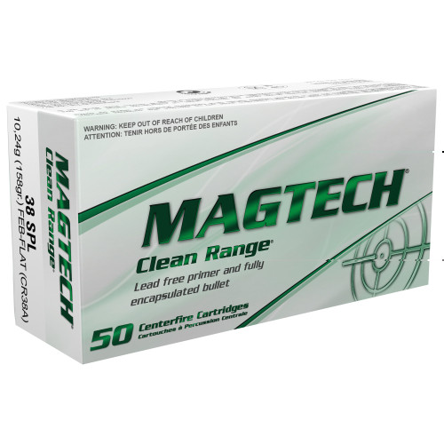 Magtech - 38 Spl - 158gr - Feb Cln - 50 Rds/box