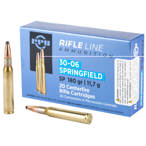PRVI PARTIZAN 30-06 SPRINGFIELD - 180 GR - SP - 20 RDS/BOX