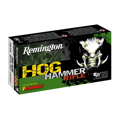 Remington Hog Hammer - 308win - 168gr - TSX BT - 20 Rds/box