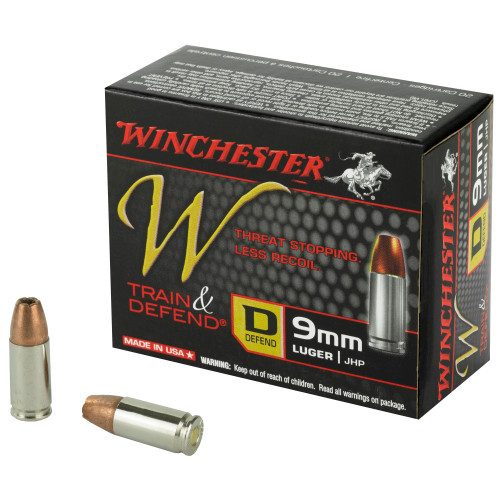 Winchester Defend - 9mm - 147gr - JHP - 20 Rds/box