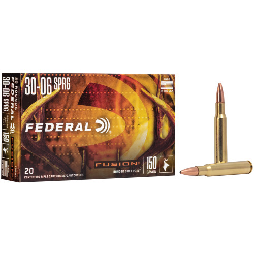 FEDERAL 30-06 SPRINGFIELD - 150 GR - BT - 20 RDS/BOX