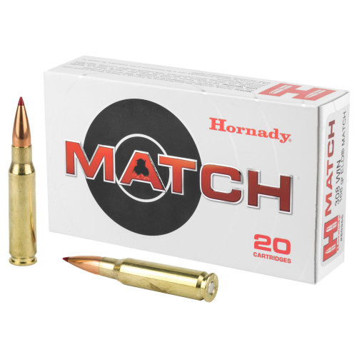 HORNADY 308 WIN - 168 GR - ELD MATCH - 20 RDS/BOX