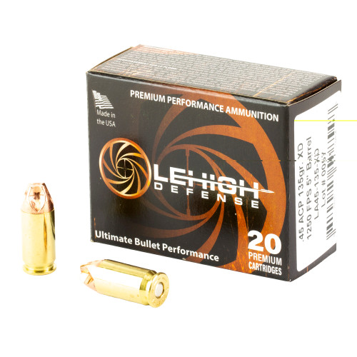 LEHIGH DEFENSE - 45 ACP - 135 GR - FTM - 20 RDS/BOX