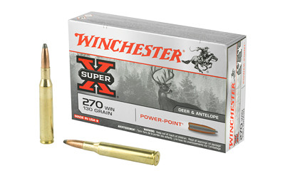 WINCHESTER AMMUNITION  270 WIN - 130 GR - PSP - 20 RDS/BOX
