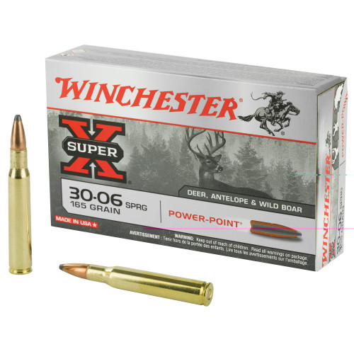 WINCHESTER AMMUNITION 30-06 - 165 GR - PSP - 20 RDS/BOX