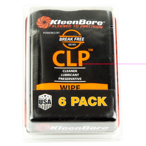 KLEEN-BORE - CLP (ALL IN ONE) - CLEANING WIPES - 6 PACK
