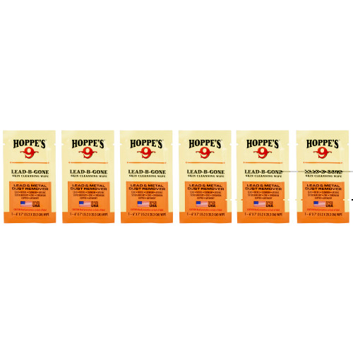 HOPPE'S - SOLVENT - CLEANING WIPE - 6 COUNT