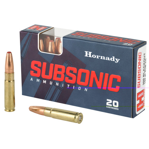 HORNADY 300 BLK - 190 GR - SUB-X - 20 RDS/BOX