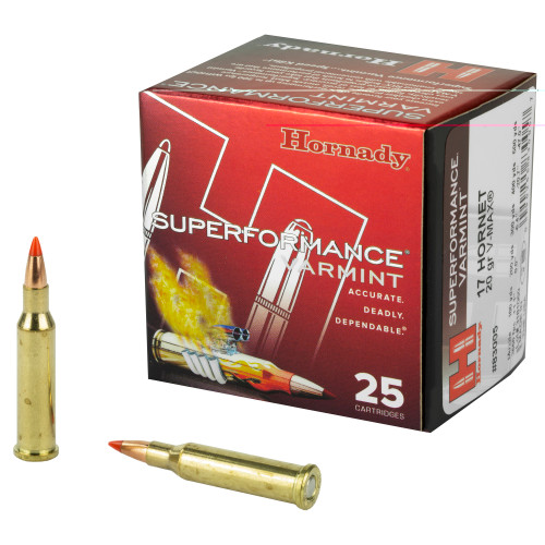 HORNADY 17 HORNET - 20 GR - V-MAX - 25 RDS/BOX