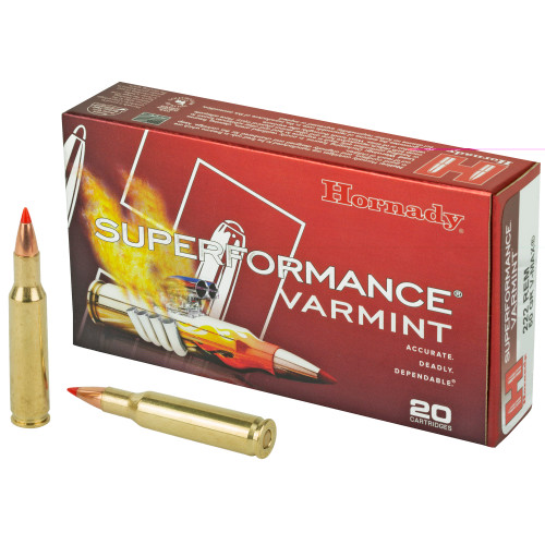 HORNADY 222 REM - 50 GR - V-MAX - 20 RDS/BOX