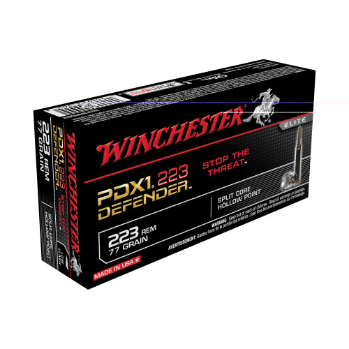 WINCHESTER 223 REM - 77 GR - HOLLOW POINT - 20 RDS/BOX