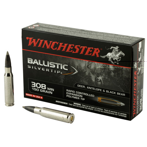 WINCHESTER 308 WIN - 150 GR - POLYMER TIP - 20 RDS/BOX