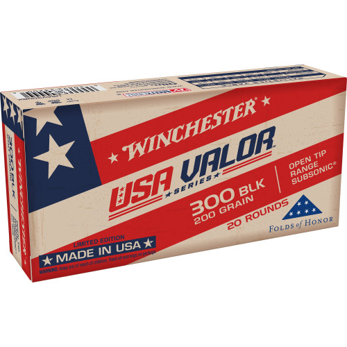 WINCHESTER 300 BLK - 200 GR - OPEN TIP - 20 RDS/BOX