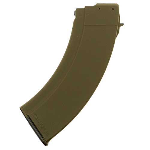 BULGARIAN AK-47 MAGAZINE - 7.62x39mm - 10 ROUND CAPACITY - 30 ROUND STEEL REINFORCED POLYMER - OD GREEN