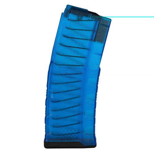 MFT EXTREME DUTY AR-15 MAGAZINE - 556 NATO/223 REM - 10 ROUND CAPACITY - 30 ROUND BODY - POLYMER - TRANSLUCENT BLUE