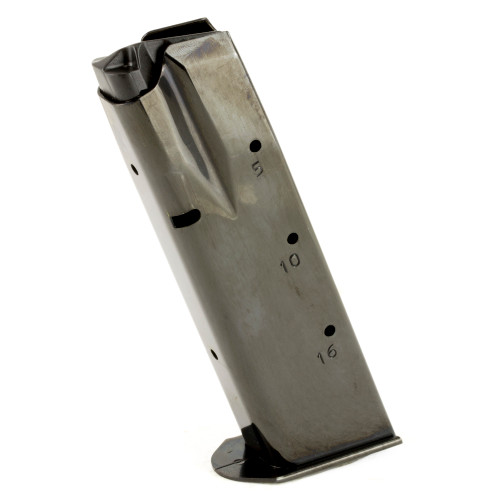 CZ 75/85 MAGAZINE - 9MM - 10 ROUND CAPACITY - 16 ROUND BODY - STEEL - BLACK