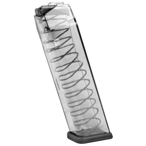 ETS FOR GLOCK 20/29 MAGAZINE - 10MM - 10 ROUND CAPACITY - 20 ROUND BODY - POLYMER - CLEAR