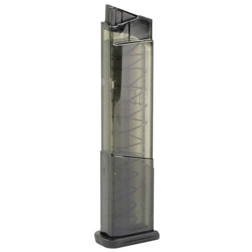 ETS M&P SHIELD MAGAZINE - 9MM - 10 ROUND CAPACITY - 12 ROUND BODY - POLYMER - CARBON SMOKE