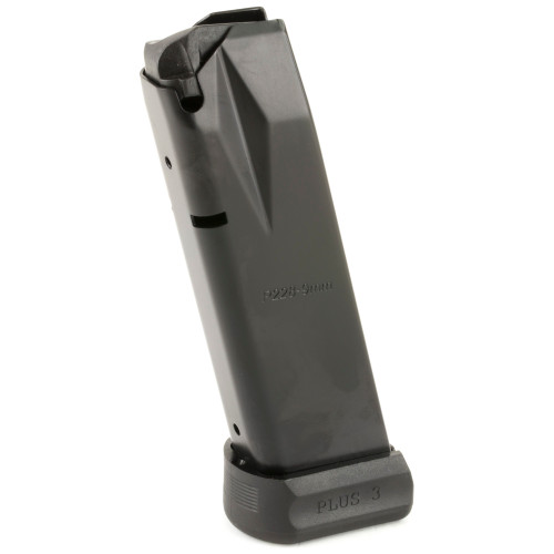MEC-GAR SIG P228 MAGAZINE - 9MM - 10 ROUND CAPACITY - 18 ROUND BODY - AFC - STEEL - BLACK