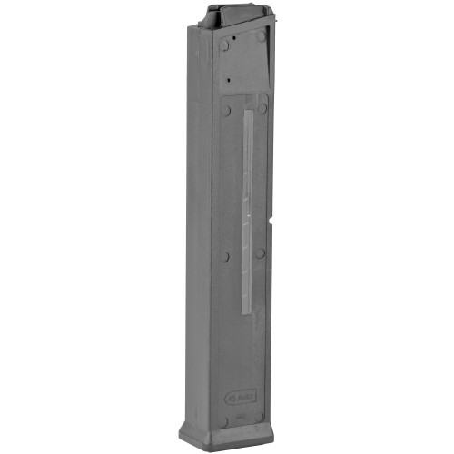 LWRC SMG-45 MAGAZINE - 45 ACP - 10 ROUND CAPACITY - 25 ROUND BODY - POLYMER - BLACK