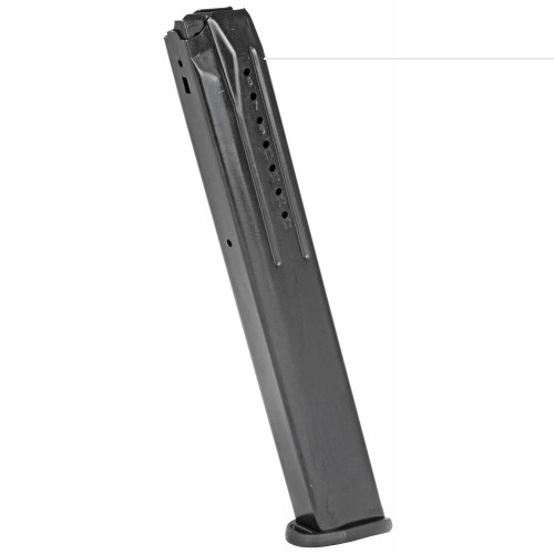 PROMAG RUGER SR9 MAGAZINE - 9MM - 10 ROUND CAPACITY - 32 ROUND BODY - STEEL - BLACK