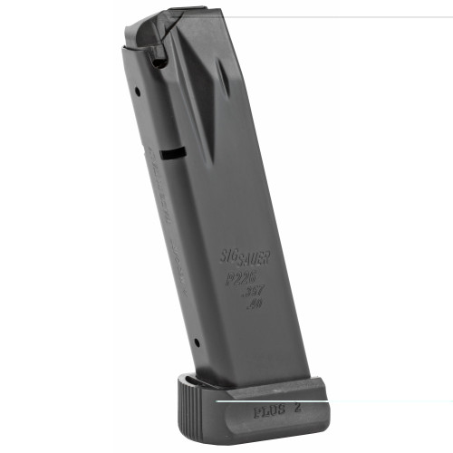 SIG SAUER P226 MAGAZINE - 40 S&W/357 SIG - 10 ROUND CAPACITY - 15 ROUND BODY - STEEL - BLACK