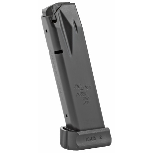 SIG SAUER P226 MAGAZINE - 40 S&W/357 SIG - 10 ROUND CAPACITY - 15 ROUND BODY - STEEL - BLACK