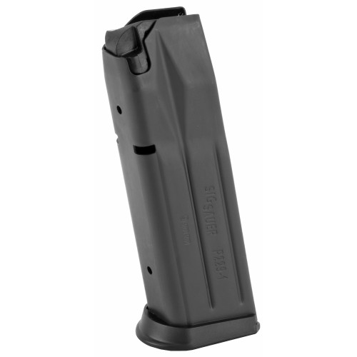 SIG SAUER P229 MAGAZINE - 9MM - 10 ROUND CAPACITY - 15 ROUND BODY - E2 - STEEL - BLACK