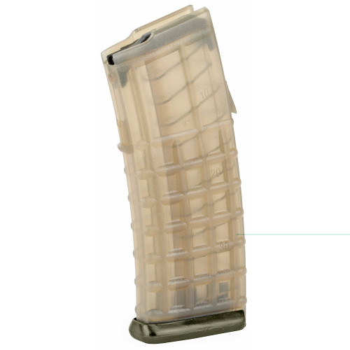 STEYR AUG MAGAZINE - 556 NATO/223 REM - 10 ROUND CAPACITY - 30 ROUND BODY - TRANSLUCENT - GREEN