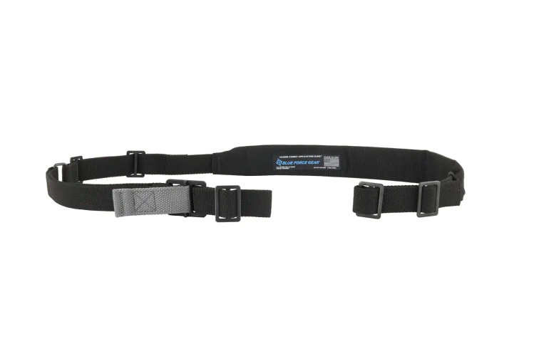 BLUE FORCE VICKERS PADDED SLING - 2 POINT - BLACK - METAL