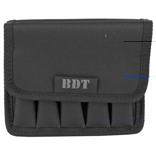 Bulldog 5-10 Pistol Mag Pouch black MOLLE compatible multi-magazine holder
