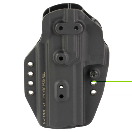 G-Code Prime Carry Holster black tactical OWB design for Sig P320 Full