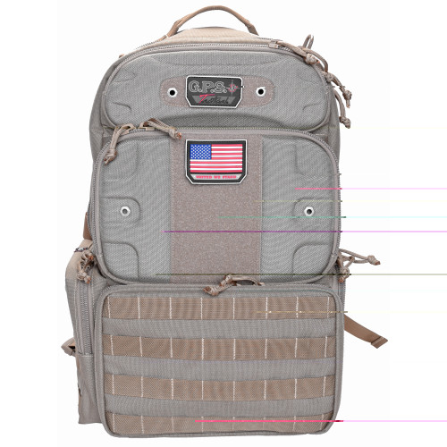 GPS Tac Range Backpack Tall Tan with heavy duty 1000 Denier material