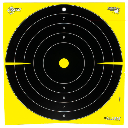 Allen Company EZ Aim 12.5 inch Bullseye Targets 30-Pack for shooting practice