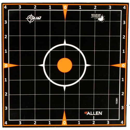 Allen Company EZ Aim 8x8 Sight-In Shooting Targets 5-Pack paper target set