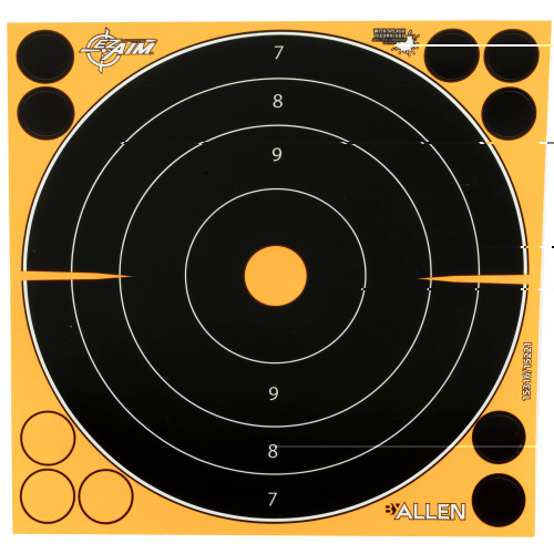 Allen Company EZ Aim 8-Inch Bullseye Targets 6-Pack for shooting practice