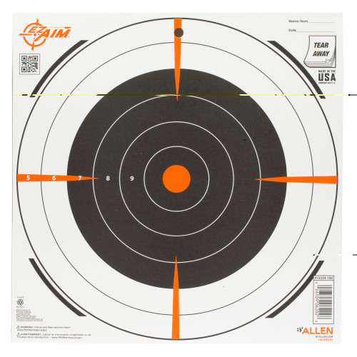 Allen Company Sightgrid Paper Targets 12-Inch 100-Pack shooting practice sheets