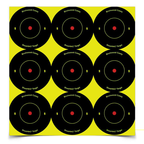 Birchwood Casey Shoot-N-C Round Bullseye Target 108-2 self-adhesive shooting target