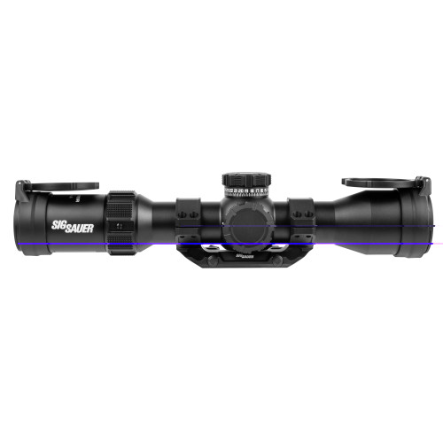 Sig - MOA Illuminated Milling 2.0 - Red - Rifle Scope - 5-30x56mm FFP, 34mm Tube, Includes Mount and Flip Lens Covers - Black