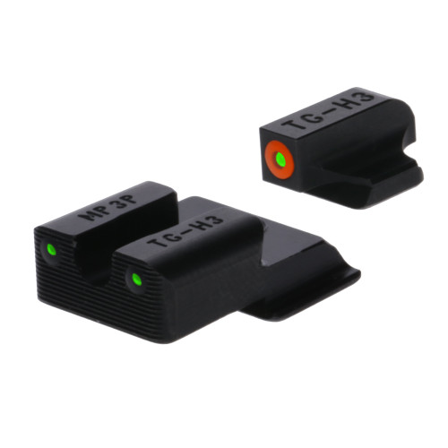 TruGlo TRIT PRO Tritium Night Sights for S&W Bodyguard with orange front sight