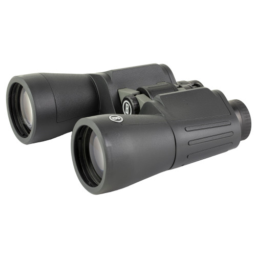 Bushnell PowerView 2 12x50 black binoculars front view