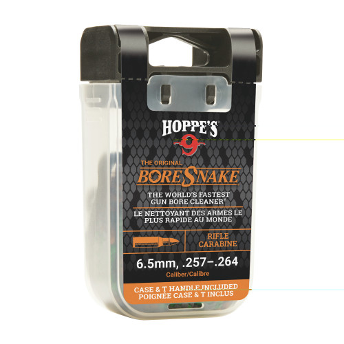 BoreSnake .257/.263 Cal one-piece bore cleaner with bronze brush