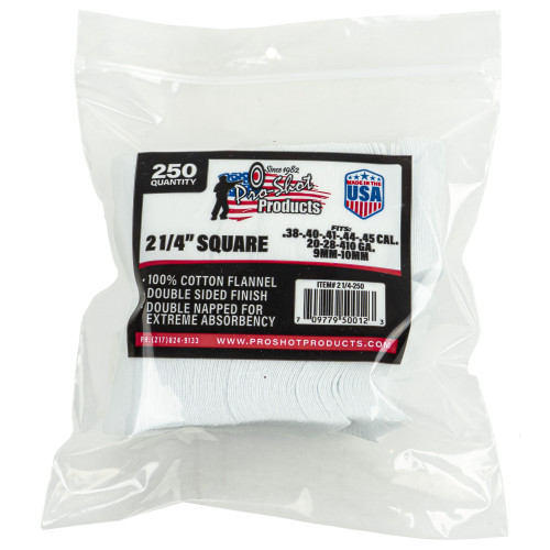 PRO-SHOT PRODUCTS PATCHES - 38-45 CAL/20-410 GA PATCH - 250 PK