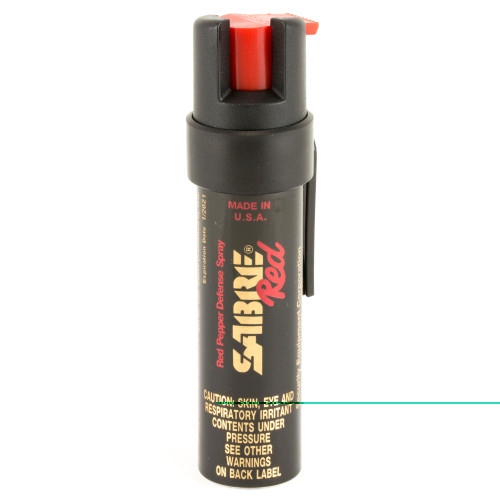 Sabre Red Pepper Spray 0.75 oz with pocket clip attached