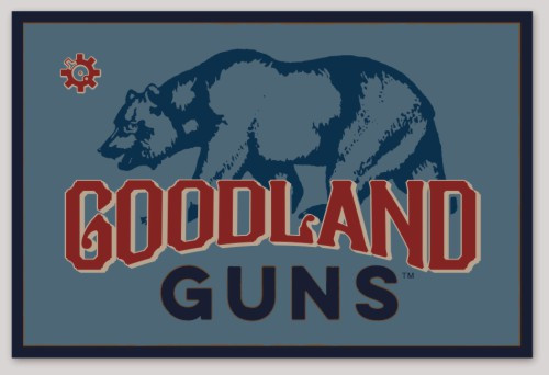 GOODLAND GUNS 3"x2" MATTE SLAP