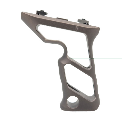 Fortis Shift Vertical Grip M-LOK FDE AR-15 forward grip with hybrid hand stop design