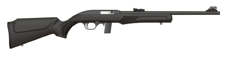 Rossi RS22 22LR semi-automatic rifle with black synthetic stock and 18-inch barrel