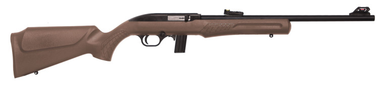 Rossi RS22 22LR semi-automatic rifle in black and brown with 18-inch barrel